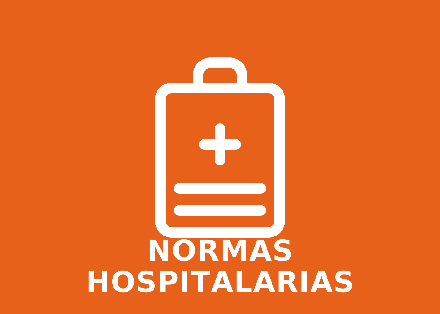 Normas hospitalarias